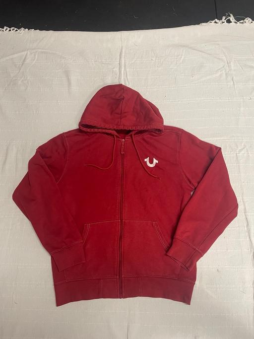 Buy & Sell Torphins Aberdeenshire - Photos for True religion red zip-up jumper size M