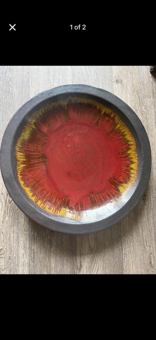 Buy & Sell Kidbrooke South East London - Photos for D22in clay ceramic art nouveau pottery bowl