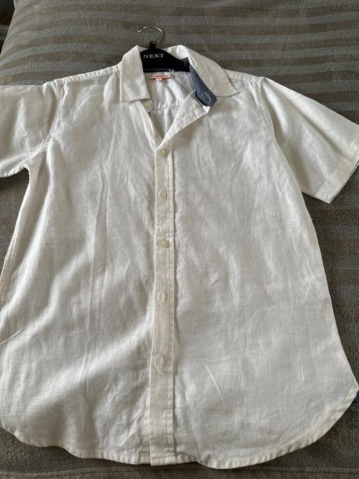 Buy & Sell Oldham Town Centre Oldham - Photos for Boys white linen shirt