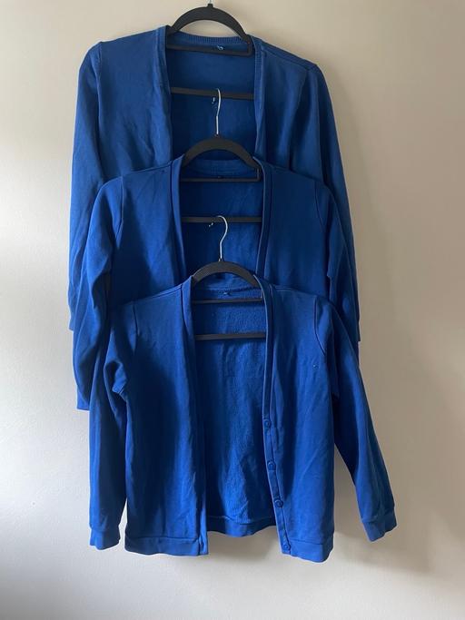 Buy & Sell Ynysddu Caerphilly - Wales - Photos for Three Blue school cardigans, age 8 to 9