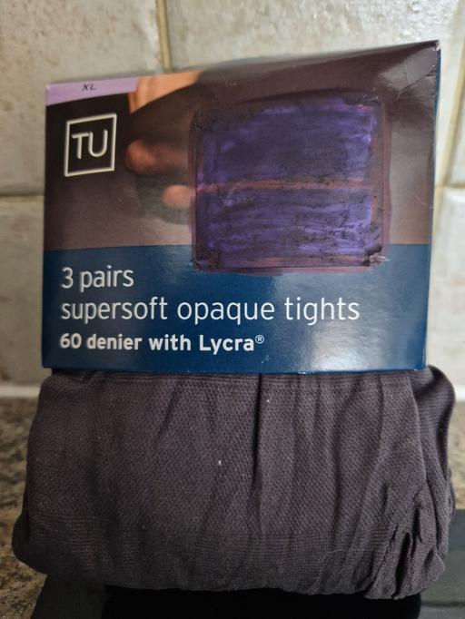 Buy & Sell Grassmoor North East Derbyshire - Photos for 3 x opaque tights xl
