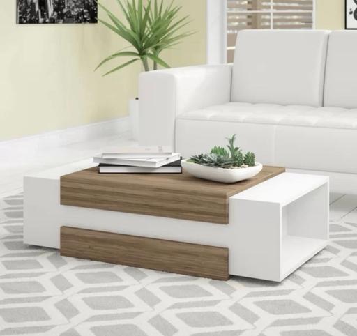 Buy & Sell Burbage Hinckley and Bosworth - Photos for Modern White & Oak effect coffee table