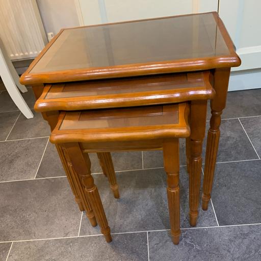 Buy & Sell Wordsley Dudley - Photos for Nest of Tables, 3 tables with glass tops