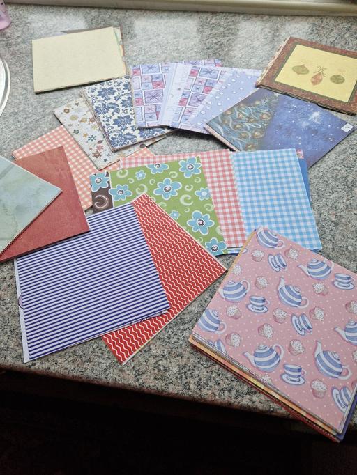 Classes Grassmoor North East Derbyshire - Photos for job lot cardmaking papers