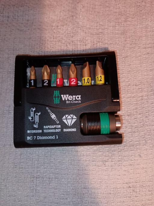 Buy & Sell Harrow on the Hill North West London - Photos for Wera bit-check 7 piece