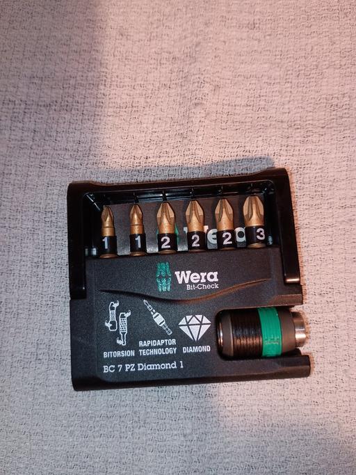Buy & Sell Harrow on the Hill North West London - Photos for Wera bit-check 7 piece