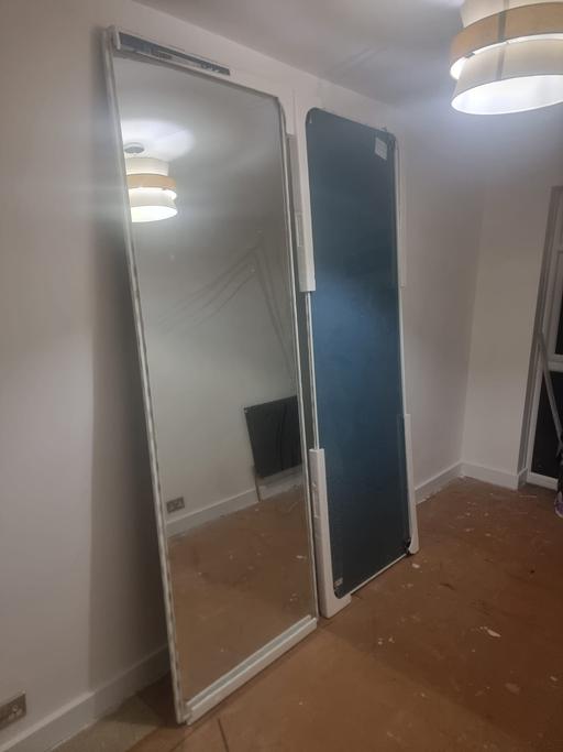 Buy & Sell Crofton Park South East London - Photos for 2 glass sliding doors from B&Q and track
