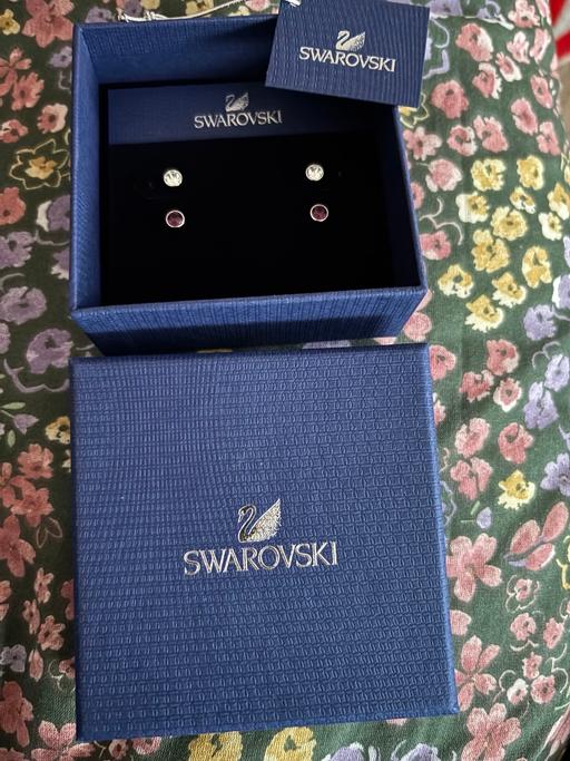 Buy & Sell Minehead Somerset - Photos for Swarovski 2 pairs of pieced earrings
