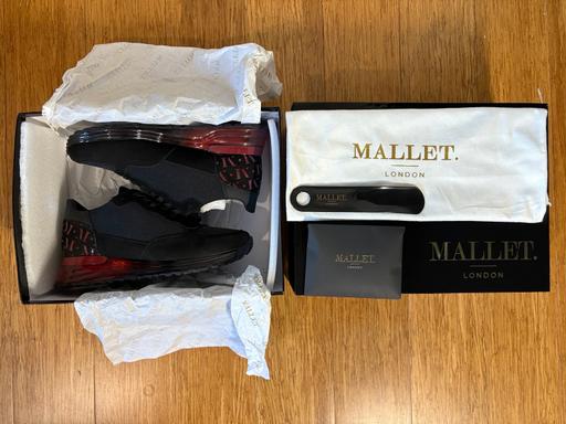 Buy & Sell Stoke Plymouth - Photos for Mallet Popham Black/Red Men’s Shoes (7 UK)