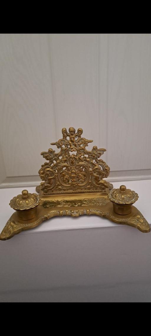 Buy & Sell Griff Nuneaton and Bedworth - Photos for solid brass inkwell and letter stand