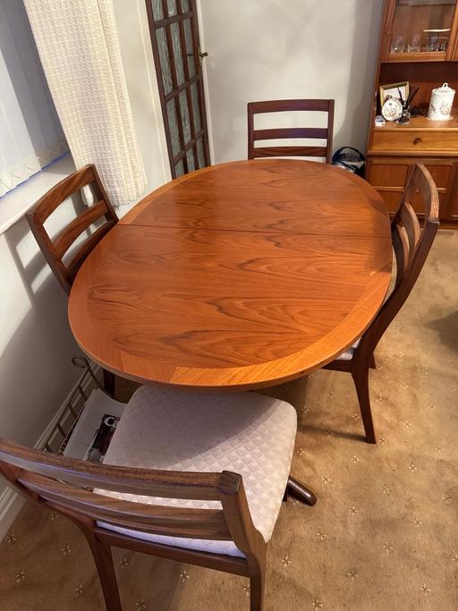 Buy & Sell Gornal Wood Dudley - Photos for G Plan oval Nathan dining table and 4 chairs