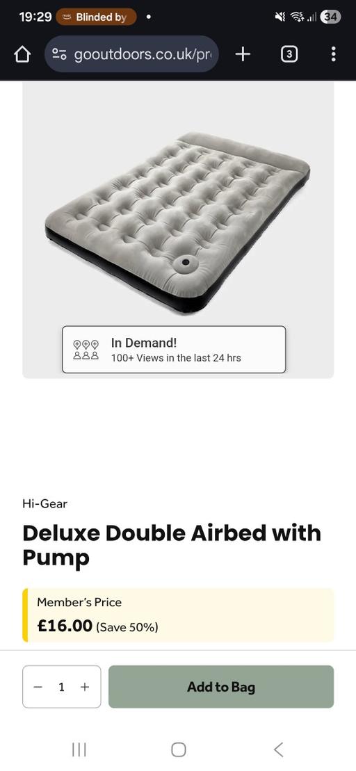 Buy & Sell Darlaston Walsall - Photos for double airbed