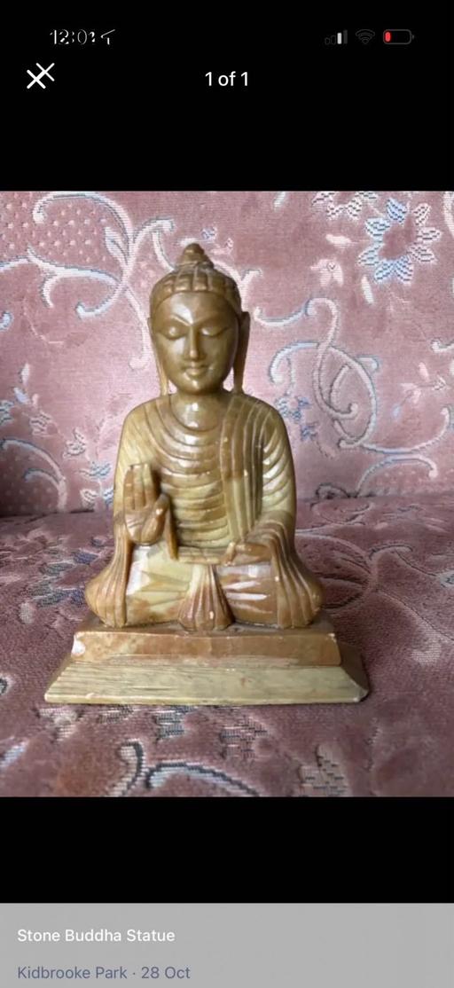 Buy & Sell Kidbrooke South East London - Photos for Vintage stone Buddha statue H9in heavy