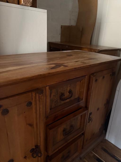 Buy & Sell Parsons Green South West London - Photos for 2 solid oak cabinets