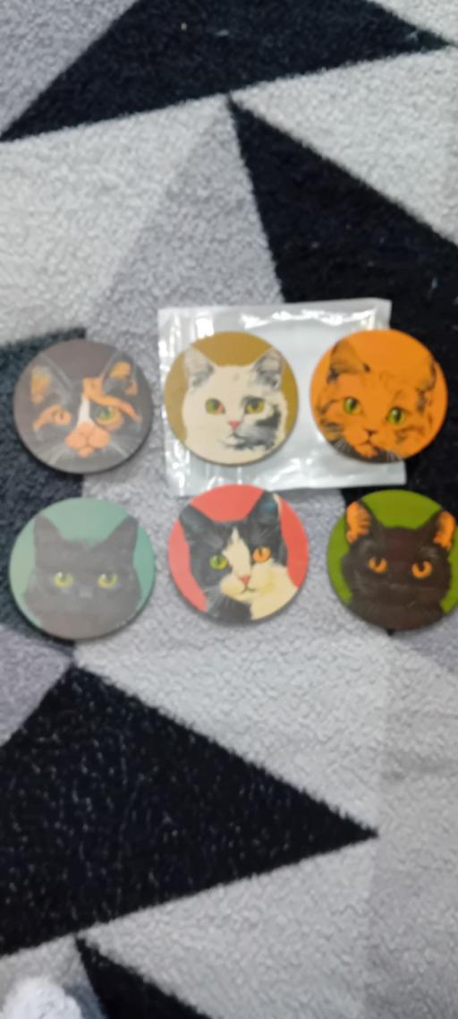 Buy & Sell Bilston Wolverhampton - Photos for 6 brand new cat coasters