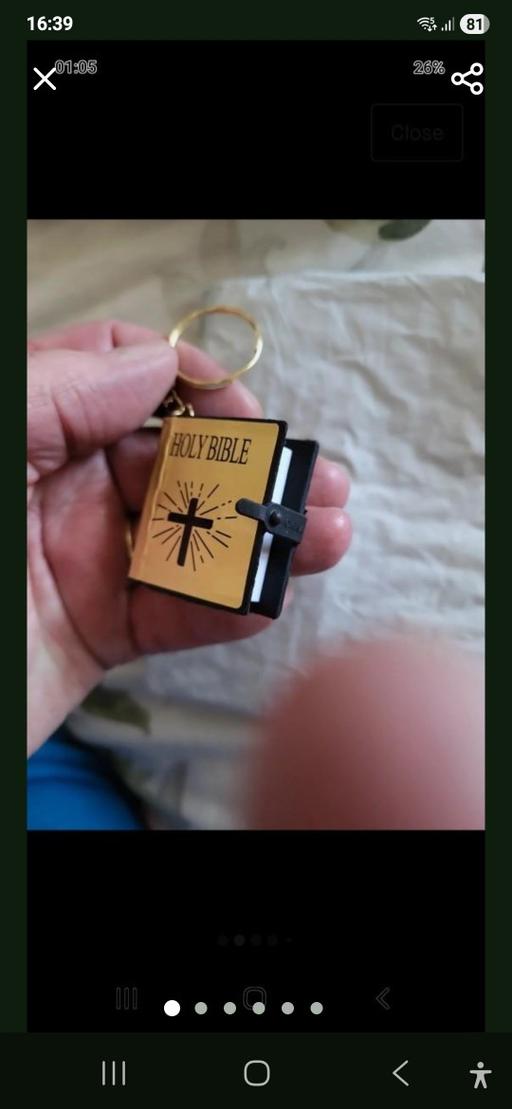 Buy & Sell Oakengates Telford and Wrekin - Photos for New miniature readable full bible keyring.