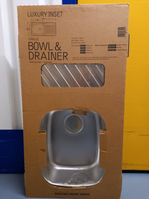 Buy & Sell Wilmington Dartford - Photos for Sink- Stainless Steel Single Bowl & Drainer