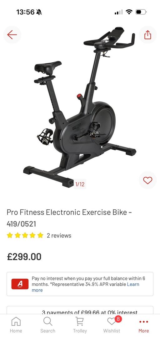 Buy & Sell Coventry Nuneaton and Bedworth - Photos for Pro Fitness Electronic Exercise Bike