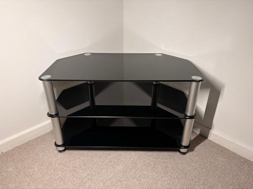 Buy & Sell Stoke Plymouth - Photos for Tempered Safety Glass Corner TV Stand