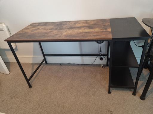 Buy & Sell Harrow Weald Harrow - Photos for JOISCOPE Industrial Desk with Shelves–Vintage