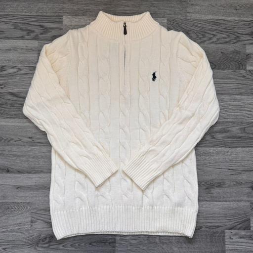 Buy & Sell Chadwell Heath Redbridge - Photos for Ralph Lauren Cream knitted Quater Zip