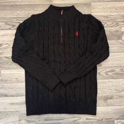 Buy & Sell Dagenham Barking and Dagenham - Photos for Ralph Lauren black knitted Quater Zip