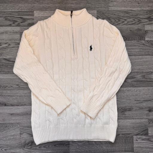 Buy & Sell Dagenham Barking and Dagenham - Photos for Ralph Lauren knitted cream Quater Zip