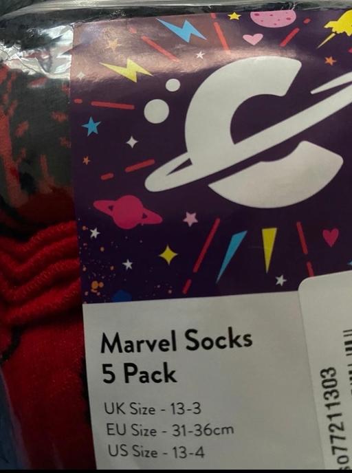 Buy & Sell Yardley Birmingham - Photos for Marvel ankle socks size 13-3 & 3-5