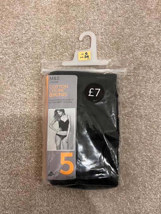 Buy & Sell Walworth South East London - Photos for Women’s Bikini Knickers - M&S - Black - UK 6