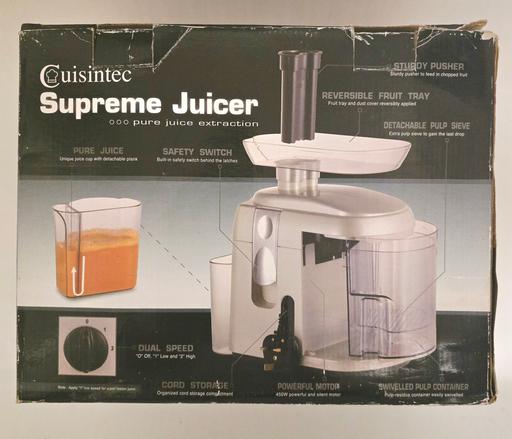 Buy & Sell Greenwich South East London - Photos for Cuisintec Supreme Juicer CJ-2418 Brand New