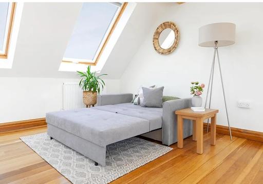 Buy & Sell Crofton Park South East London - Photos for Compact Sofabed with Storage – Grey Fabric