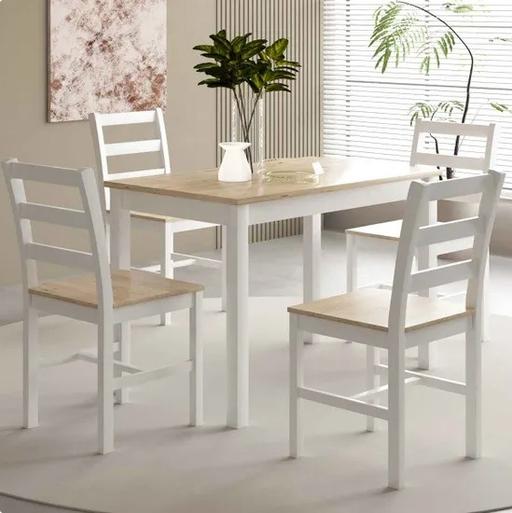 Buy & Sell Ladybarn Manchester - Photos for Odom 4 Seater Wooden Dining Set