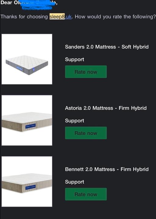 Buy & Sell Romford Havering - Photos for Sleep 8 king size mattress