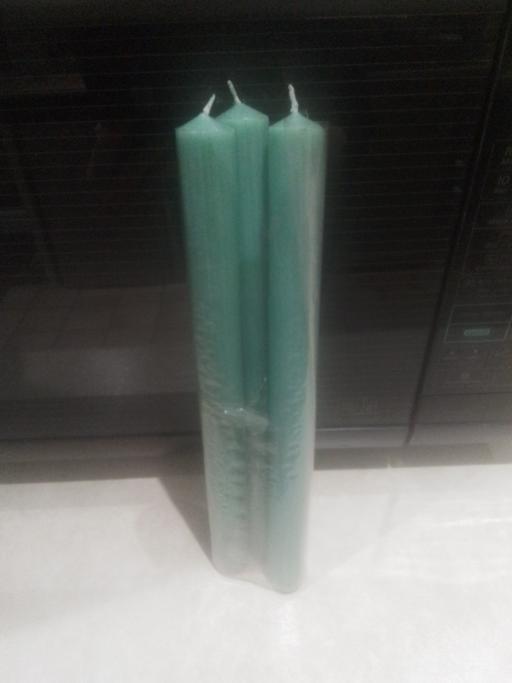 Buy & Sell Streetly Walsall - Photos for THREE NEW GREEN CANDLES