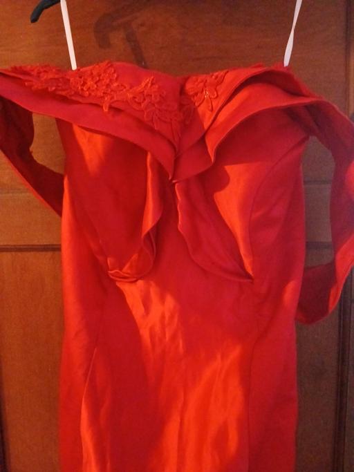 Buy & Sell Heaton Mersey Stockport - Photos for Prom Dress Gown Red Off-Shoulder Fishtail, UK