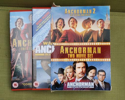 Buy & Sell Longley Sheffield - Photos for BN anchorman 1&2 dvds
