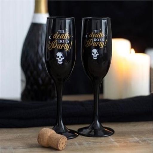 Buy & Sell Crewe Cheshire East - Photos for Til Death Do Us Party Champagne Flutes