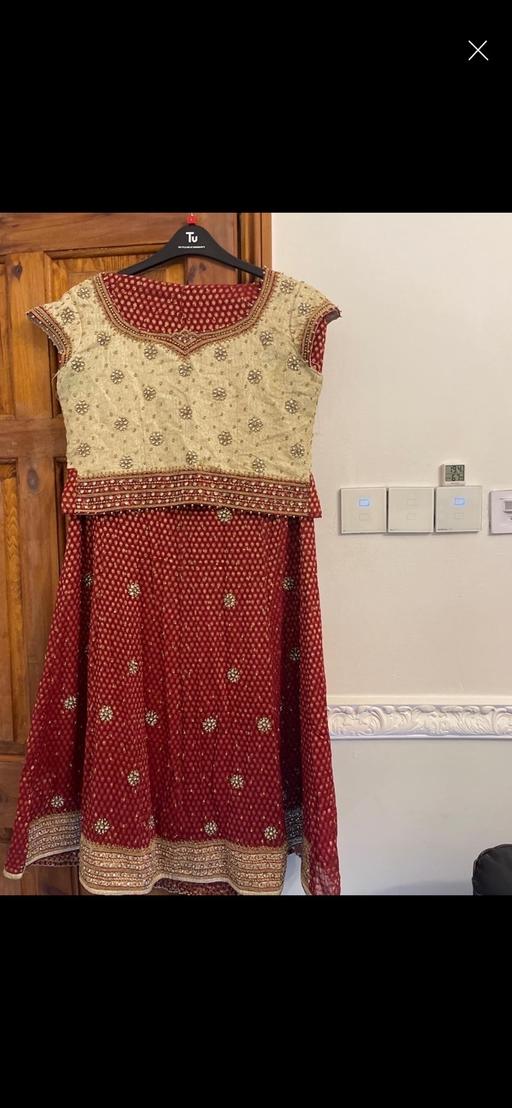 Buy & Sell Goldthorn Park Wolverhampton - Photos for Burgundy Lengha