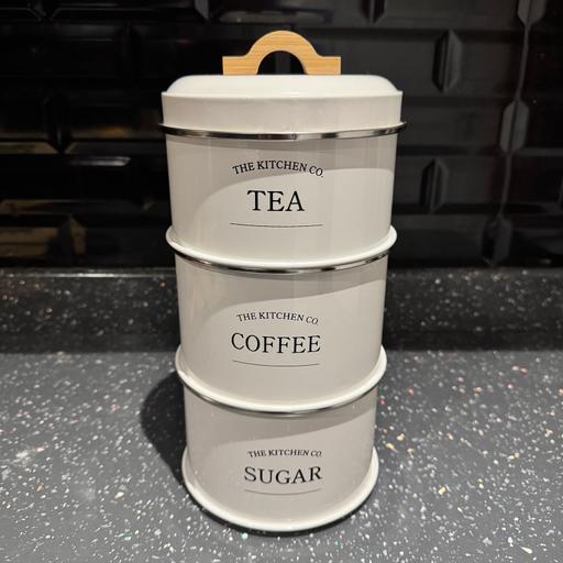 Buy & Sell Egerton Bolton - Photos for Stacking tea coffee sugar jars canisters tins