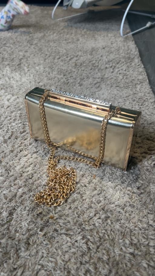Buy & Sell Edgbaston Birmingham - Photos for Dune gold diamanté party evening clutch bag