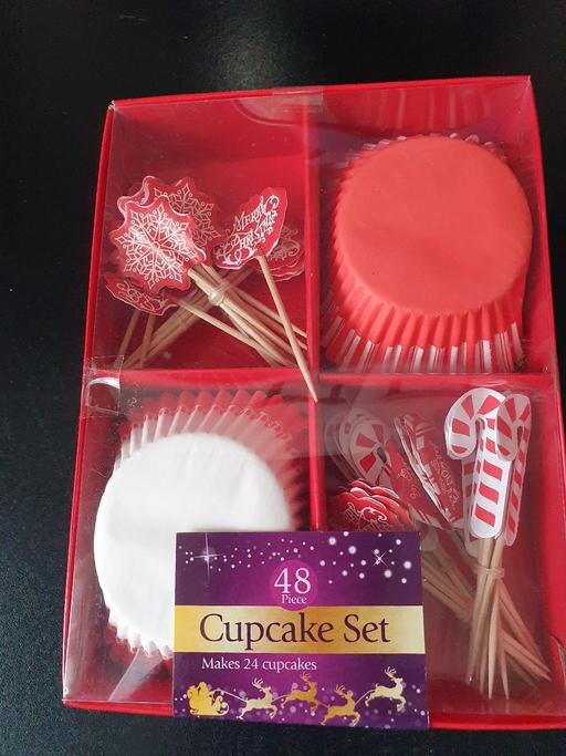 Buy & Sell Upper Gornal Dudley - Photos for Xmas cupcake set x 48 pieces NEW