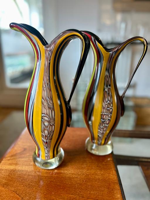 Buy & Sell Richmond Richmond upon Thames - Photos for Pair Vintage Ital. Murano Style 70s ewers