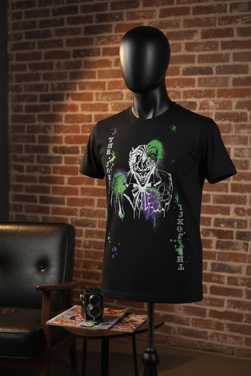 Buy & Sell Worcester Park Sutton - Photos for Unisex Adults Black T-Shirt The Joker DC