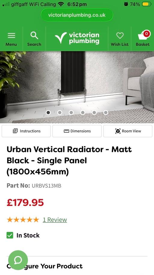 Buy & Sell Tenterden Ashford - Photos for Vertical radiator