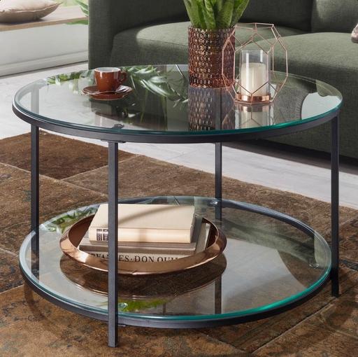 Buy & Sell Ladybarn Manchester - Photos for Shawnita Glass Coffee Table with Storage