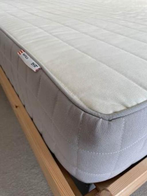 Buy & Sell Westferry East London - Photos for IKEA HAFSLO Sprung Mattress – Standard Double