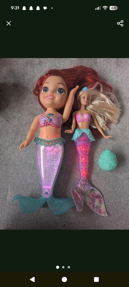 Buy & Sell Essington Wolverhampton - Photos for Disney mermaid bath toy bundle