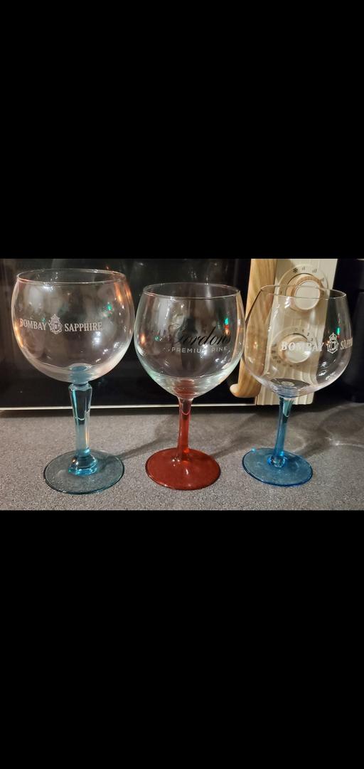 Buy & Sell Longley Sheffield - Photos for 3x balloon gin glasses