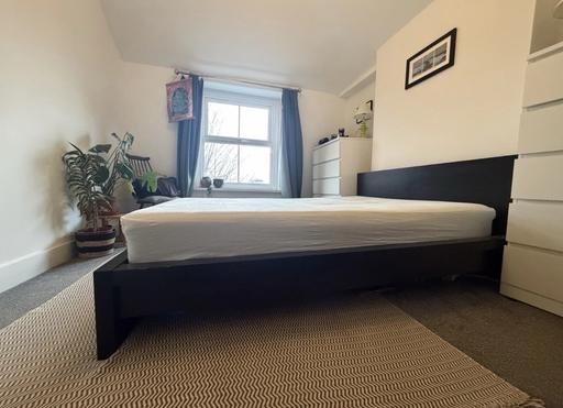 Buy & Sell Questor Dartford - Photos for Black IKEA wooden double bed frame