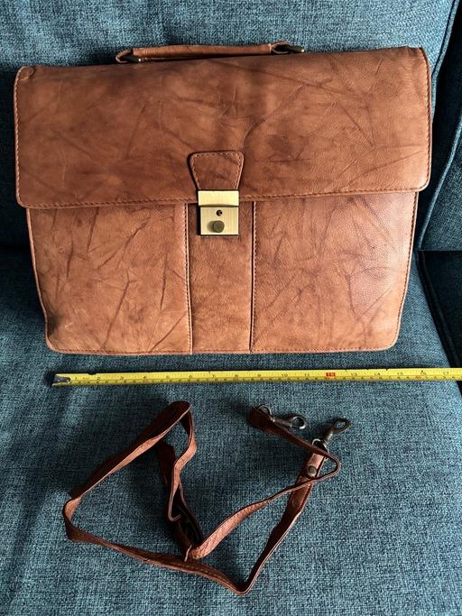 Buy & Sell Enterprise Park North Kesteven - Photos for Alami genuine leather laptop briefcase NEW!